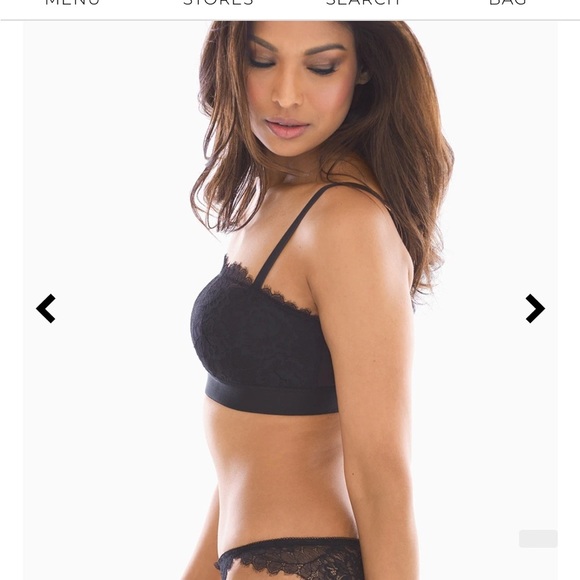 Lace Bralette in Black - Picture 3 of 7